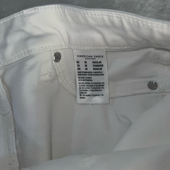 American Eagle Outfitters Crisp White Denim Boot Cut Jeans - Picture 7 of 8